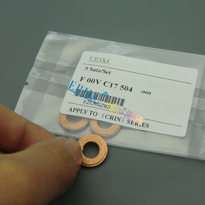 F 00V C17 504 liseron 7.1*15*2mm oil common rail injector copper washer , For BOS fuel injector copper gasket washer