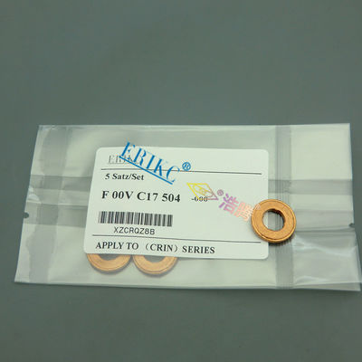 F 00V C17 504 liseron 7.1*15*2mm oil common rail injector copper washer , For BOS fuel injector copper gasket washer