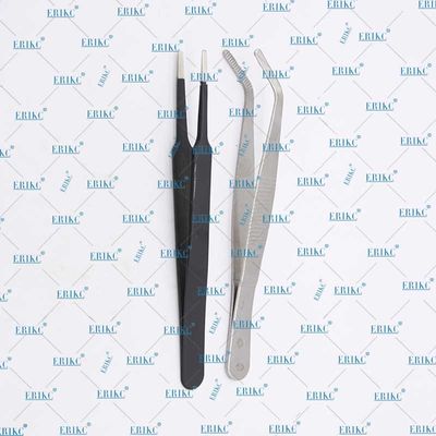 Injector installation tool straight tweezers and injector removal tool stainless steel elbow tweezers