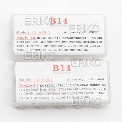 ERIKC B14 Diesel Fuel Injector Washers Diesel Engine Injector Shims 100 Piece Size 1.20mm-1.58mm For BOS