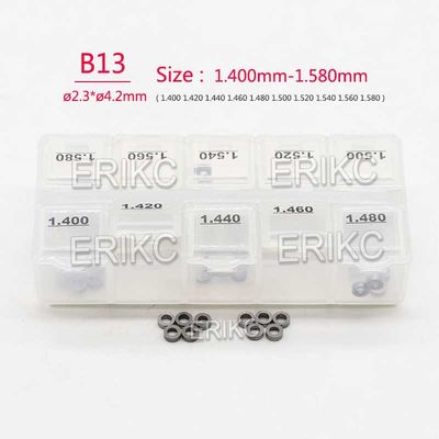 ERIKC Adjusting Shim Common Rail B13 Diesel Fuel Original Injector Shim Auto Engine Gasket 50 pieces for Bosch