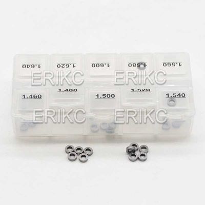 ERIKC Diesel Injector Shim B40 Common Rail Adjust Gasket Kit Spring Washer Shims Size: 1.46-1.64mm For BOS