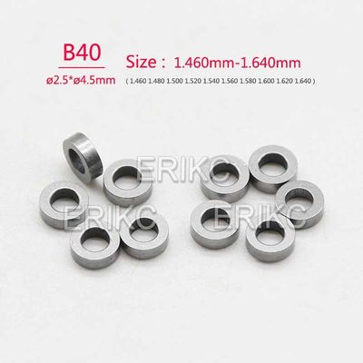 ERIKC Original Injector Shim Kits B40 Diesel Common Rail Adjusting Shim Size 1.46-1.64mm For BOS