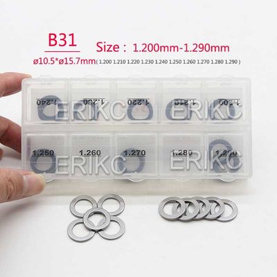 ERIKC B31 Injector Standard Sealing Washer Common Rail Spring Adjustable Shim Set 50 pieces For BOS