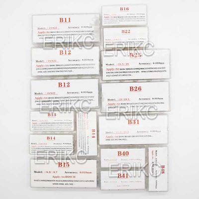 ERIKC 600 Pieces Common Rail Injector Ring Fuel Injector Base Shim B11 B12 B13 B14 B16 B25 B31 Standard Washer For BOS