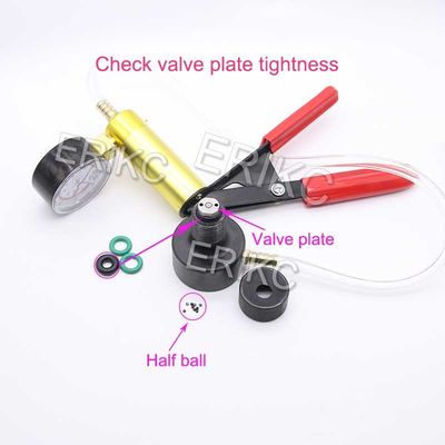 ERIKC Tool Components Common Rail Valve Assembly Electrical Valve Plate Sealing Test Tool For BOS