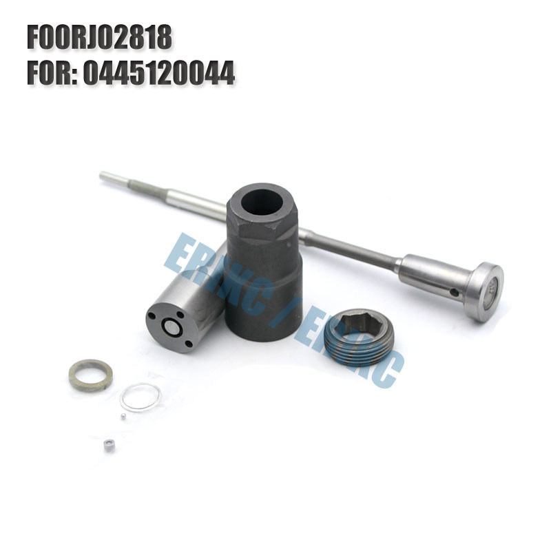 ERIKC diesel repair kit F00RJ02818 For BOS common rail injector F 00R J02 818 valve nozzle for 0445120044