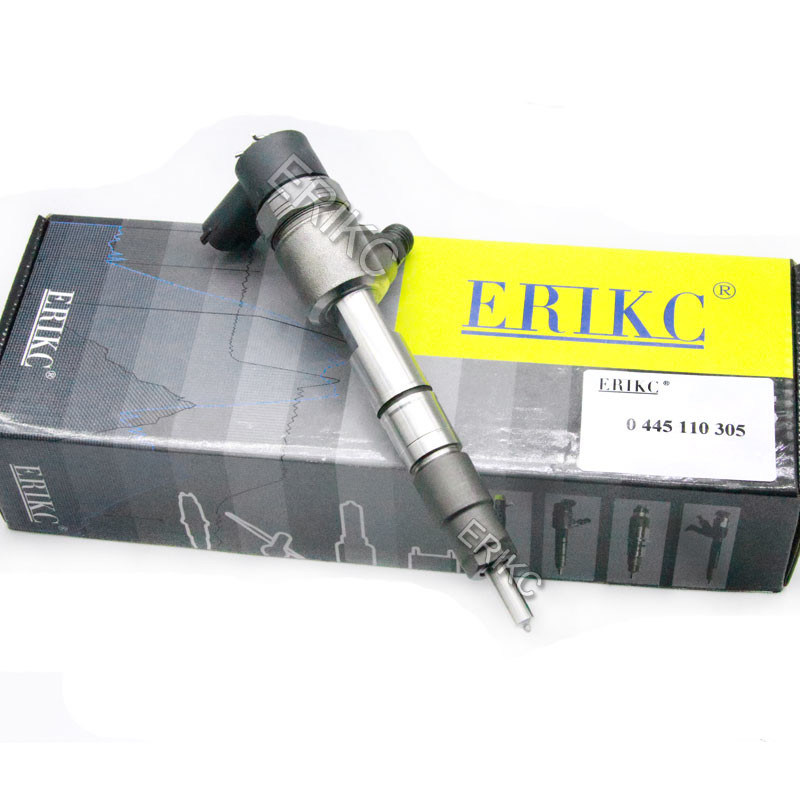 ERIKC diesel fuel injection 0445110305 JMC Kobelco injector 0 445 110 305  For BOS auto injector 0445 110 305