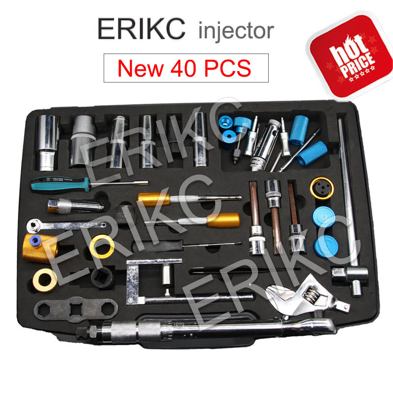 ERIKC E1024001 injector Dismounting repair tools 40PCS For BOS denso delphi Universal injector nozzle Disassembly tool