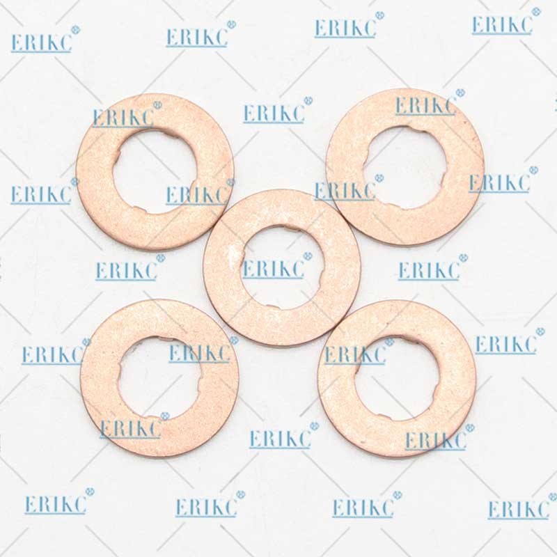 ERIKC E1024062 Common Rail Injector Parts Nozzle Copper Washer Shims C6 C6.4 C6.6 for 5PCS/Bag