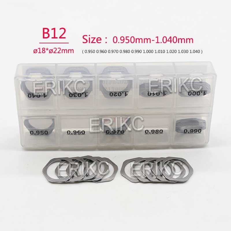 ERIKC Adjustment Shim of Fuel Injector B12 Calibration Shim Diesel Engine Adjustment Shims For BOS