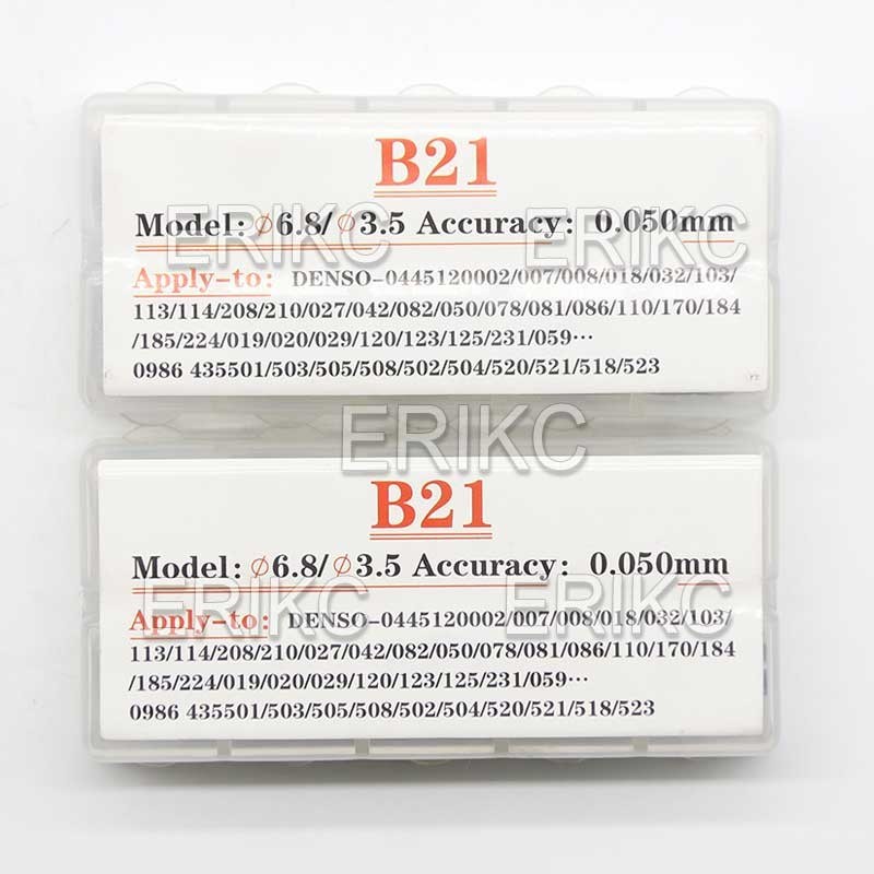 ERIKC Injector Shim B21 Common Rail Adjustment Shim Gasket Kit Size 1.20mm-1.77mm for Denso