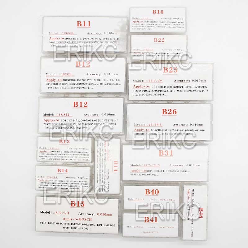 ERIKC B11 B12 B13 B14 B16 B25 B31 600 Pieces Common Rail Injector Ring Fuel Injector Base Shim Standard Washer for Bosch