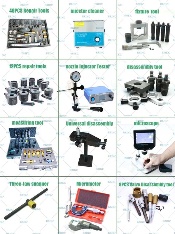 ERIKC test machine diesel common rail injector oil pressure testing equipment CR For BOS injector measuring tools
