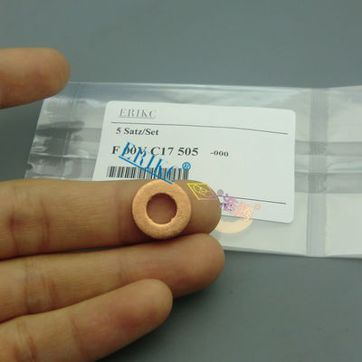 Sistemas de injecção de combustível ERIKC 7,1 * 15 * 2,5 mm de cobre, diésel de trens comuns, lavadoras de cobre F00VC17505 fornecedor