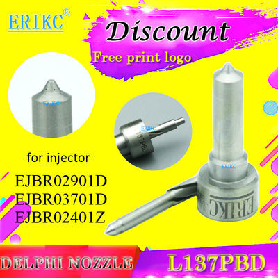 ERIKC L137PBD peças do bico injetor Delphi peças sobressalentes common rail bico injetor L137PBD para injetor KIA EJBR02401Z fornecedor