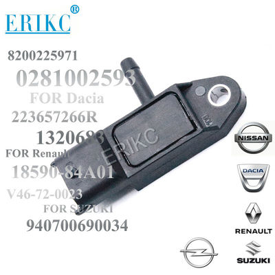 Fita de carro ERIKC 0281002593 Manifold de entrada de ar Sensor de pressão absoluta MAP 8200225971 para Suzuki NISSAN para Renault fornecedor
